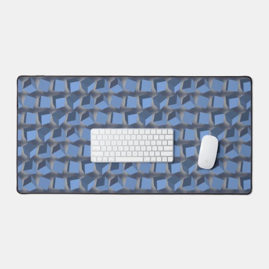 Trommeldozen blauw bureaumat (Keyboard & Muis)