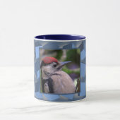 Trommeldozen blauw mok (Midden)