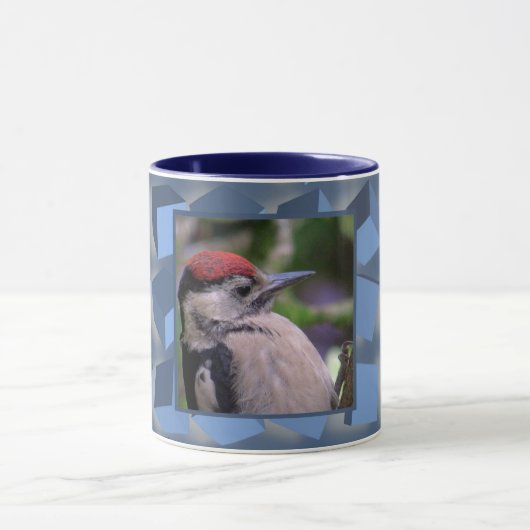 Trommeldozen blauw mok (Midden)