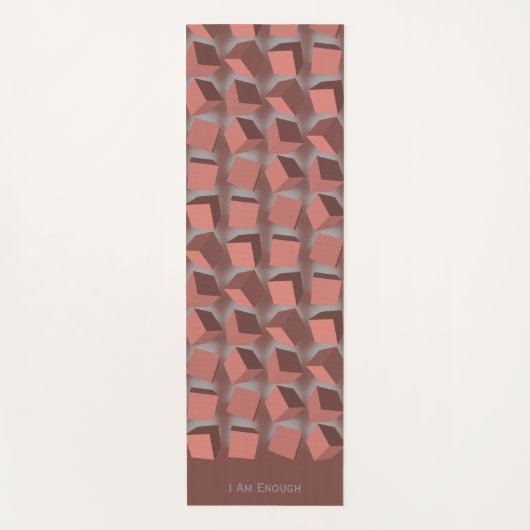 Trommeldozen Roze Yogamat (Voorkant)