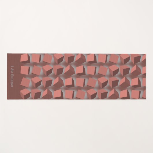 Trommeldozen Roze Yogamat (Voorkant (horizontaal))