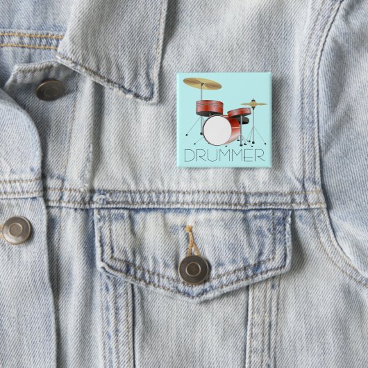 Trommeldrummer Button (In situ)