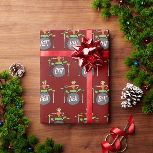Trommelen Cadeaupapier (Feestdagen Geschenken)