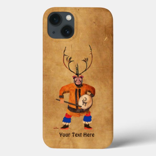 Trommelende Sjamaan Case-Mate iPhone Case (Achterkant)