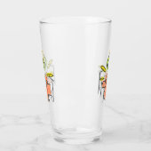 Trommelende Stickman Glas (Links)