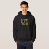 Trommelende Vader Drumspeler  Drummer Expert Grafi Hoodie (Voorkant volledig)