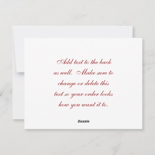 Trommeljongen en Kerstbal Feestdagenkaart (Achterkant)