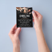Trommelkit, drumlessons Adverteren brochure (Hand)