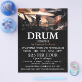 Trommelkit, drumlessons Adverteren brochure (Enkel)
