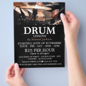Trommelkit, drumlessons Adverteren brochure (Hand)