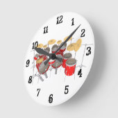 Trommelkit: wandklok (Hoek)