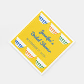 Trommelkommen Bruidsfeest Cadeau Servet (Hoek)