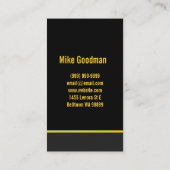 Trommellessen, instrumentmuziekinstructeur visitekaartje (Achterkant)