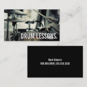 Trommellessen visitekaartjes (Voorkant / Achterkant)