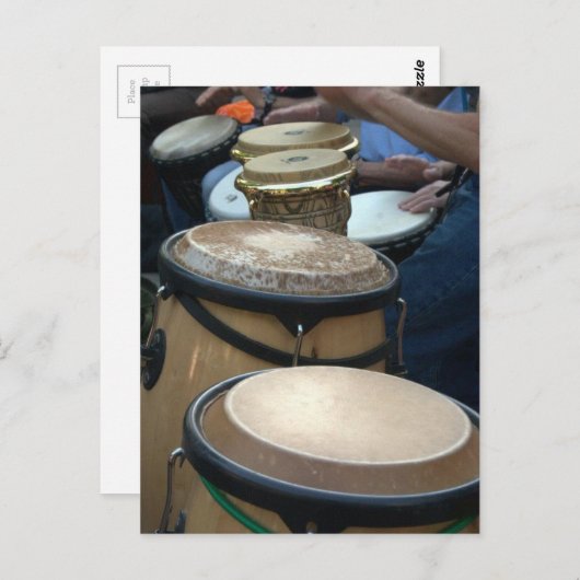 trommels briefkaart (Voorkant / Achterkant)