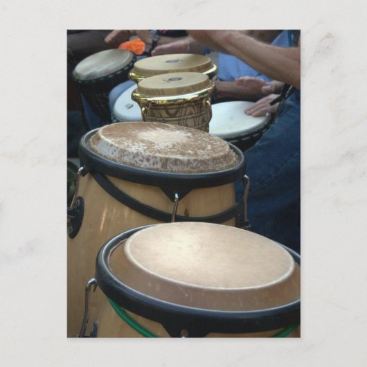 trommels briefkaart (Voorkant)