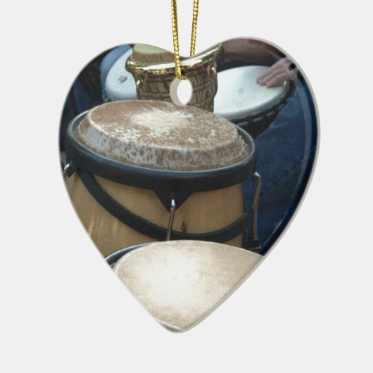 trommels keramisch ornament (Links)