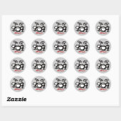 trommels ronde sticker (Vel)