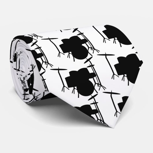 trommels stropdas (Opgerold)