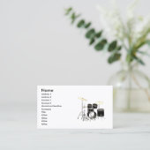 trommels visitekaartje (Staand voorkant)