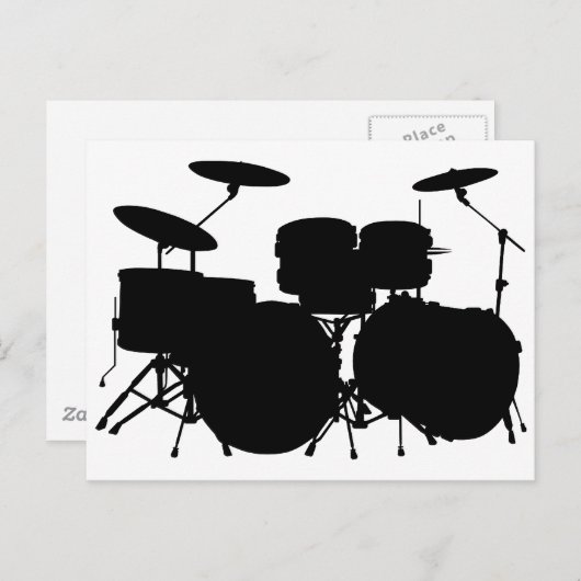 Trommelset Briefkaart (Voorkant / Achterkant)