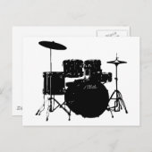 Trommelset Briefkaart (Voorkant / Achterkant)