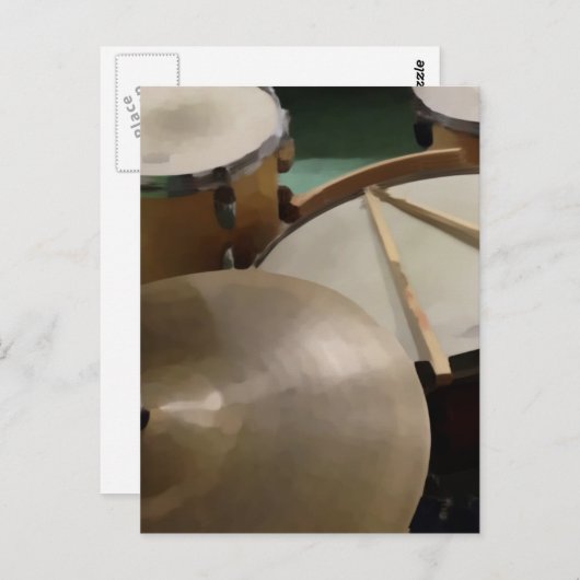 Trommelset Briefkaart (Voorkant / Achterkant)