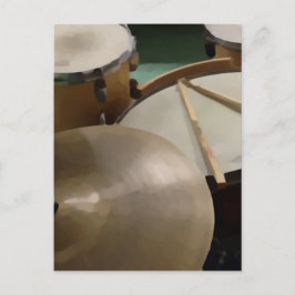 Trommelset Briefkaart