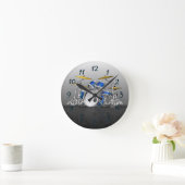 Trommelset Cartoon Ronde Klok (Huis)