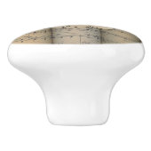 Trommelset ~ Cloud ~ Rollend vel Music Background  Keramische Knop (Zijkant)