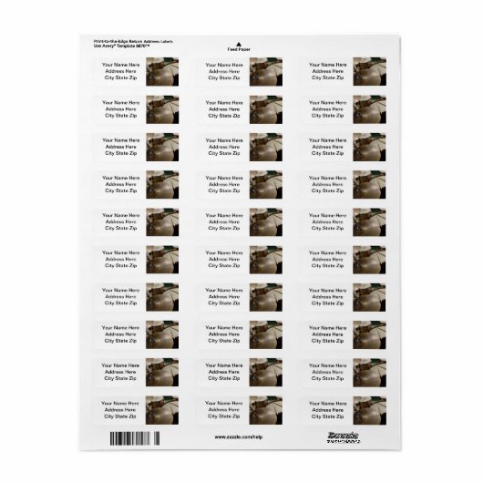 Trommelset Etiket (Full Sheet)