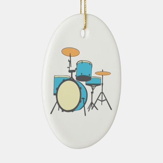 Trommelset Keramisch Ornament (Rechts)