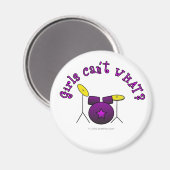 Trommelset - Paars Magneet (Voorkant / Achterkant)