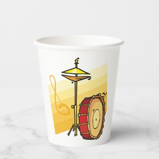 Trommelset Papieren Bekers (Voorkant)