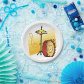 Trommelset Papieren Bordje (Feest)