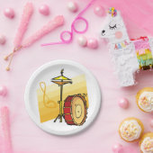 Trommelset Papieren Bordje (Feest)
