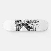 Trommelset Persoonlijk Skateboard (Horizontaal)