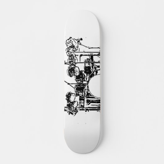 Trommelset Persoonlijk Skateboard (Voorkant)