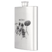 Trommelset / persoonlijke cadeautjes voor drummers heupfles (Links)