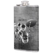 Trommelset / persoonlijke cadeautjes voor drummers heupfles (Links)