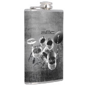 Trommelset / persoonlijke cadeautjes voor drummers heupfles (Rechts)