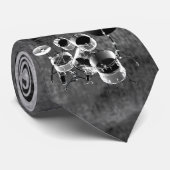 Trommelset / persoonlijke cadeautjes voor drummers stropdas (Opgerold)