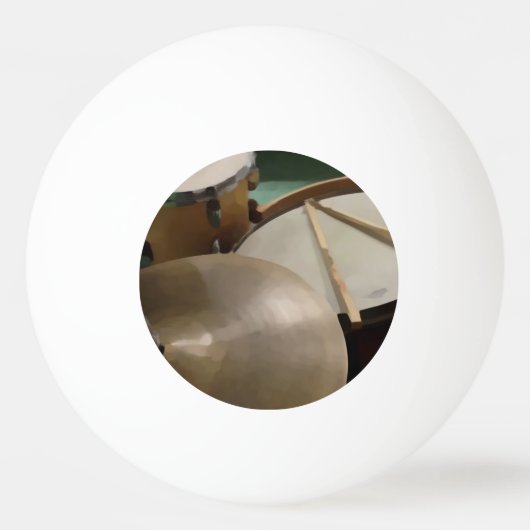 Trommelset Pingpongbal (Achterkant)