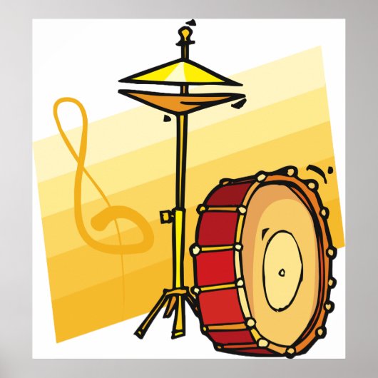 Trommelset Poster (Voorkant)