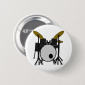 Trommelset Ronde Button 5,7 Cm (Voorkant /achterkant)