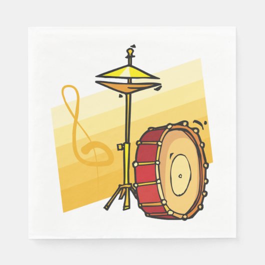 Trommelset Servet (Voorkant)