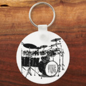 Trommelset Sleutelhanger (Voorkant)