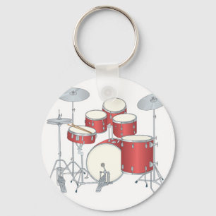 trommelstel sleutelhanger
