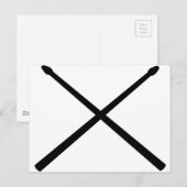 Trommelteken Briefkaart (Voorkant / Achterkant)