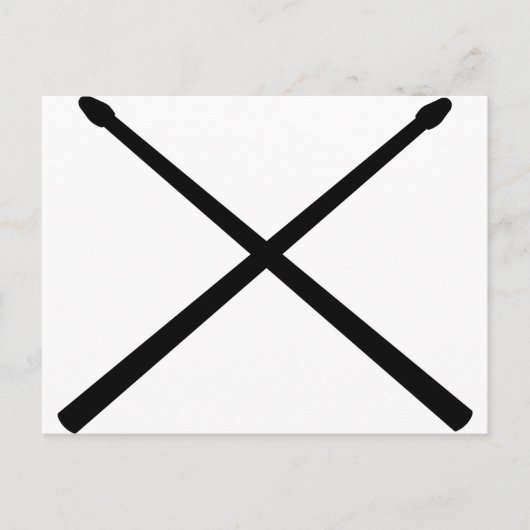 Trommelteken Briefkaart (Voorkant)